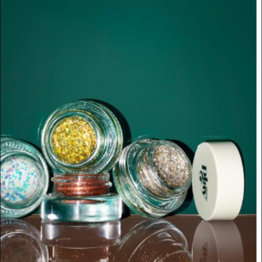 1 LEFT! NEW Glossier Glitter Gelee Glass Bonsai - Picture 2 of 5